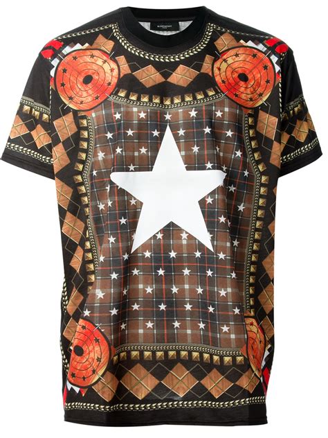 givenchy gold star tee|givenchy tee for men.